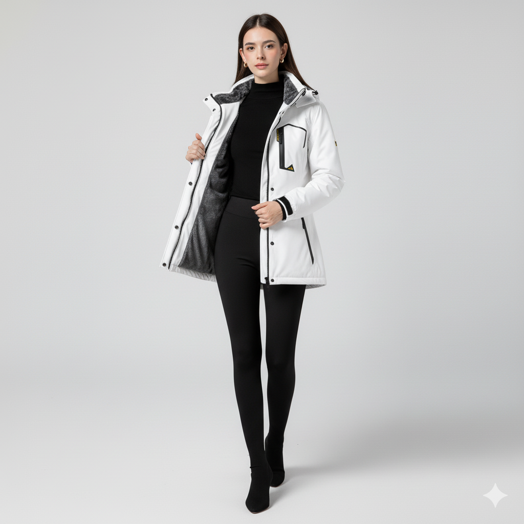 Waterproof Hooded Ski Jacket