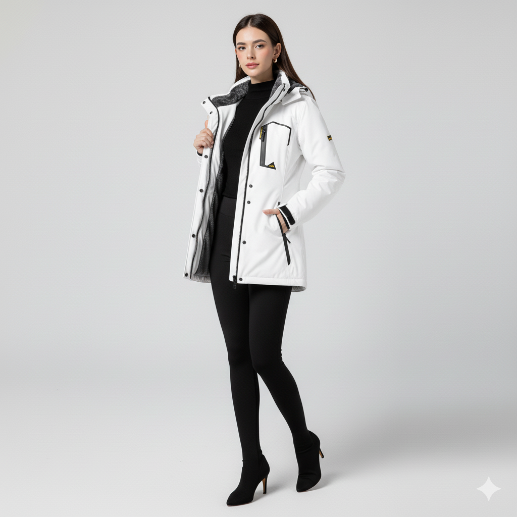 Waterproof Hooded Ski Jacket