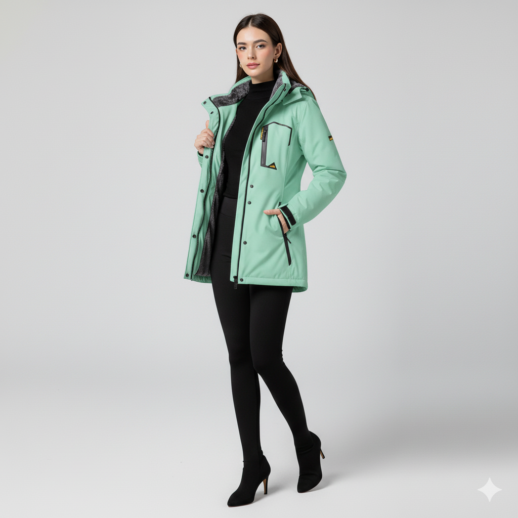 Waterproof Hooded Ski Jacket