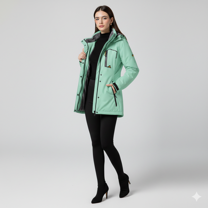 Waterproof Hooded Ski Jacket