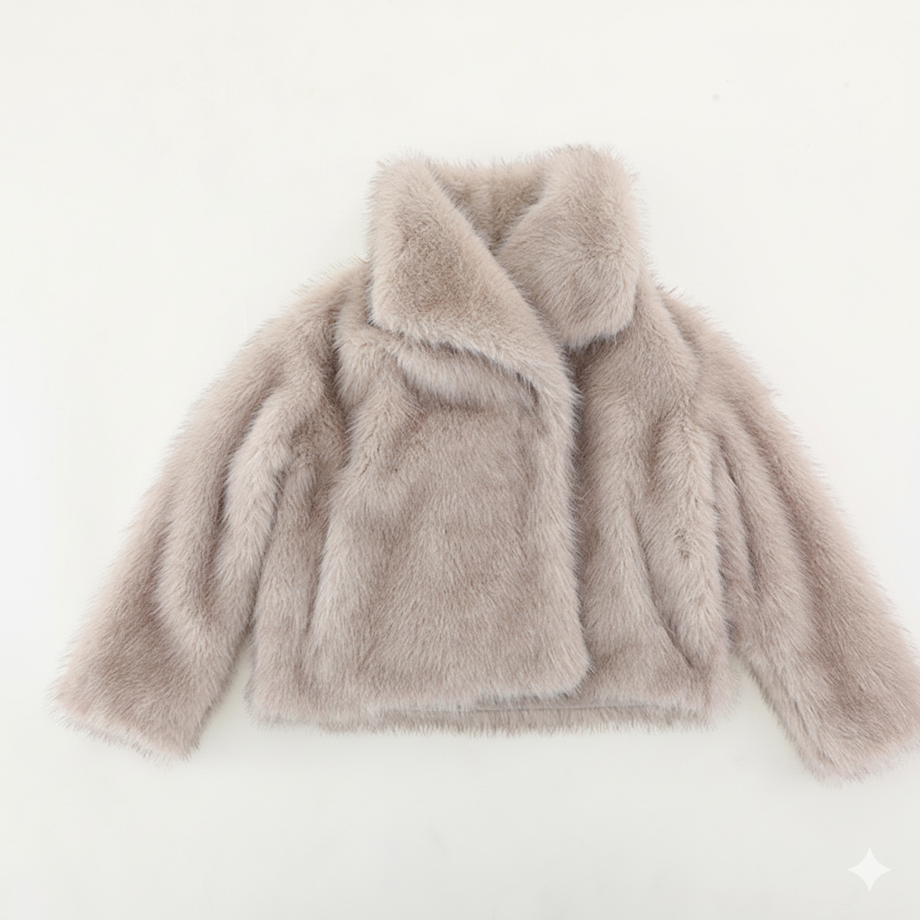 NOIZE Faux Fur Coat