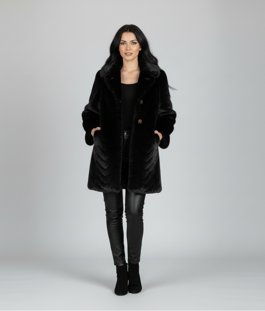 Leonardo Faux Fur Coat